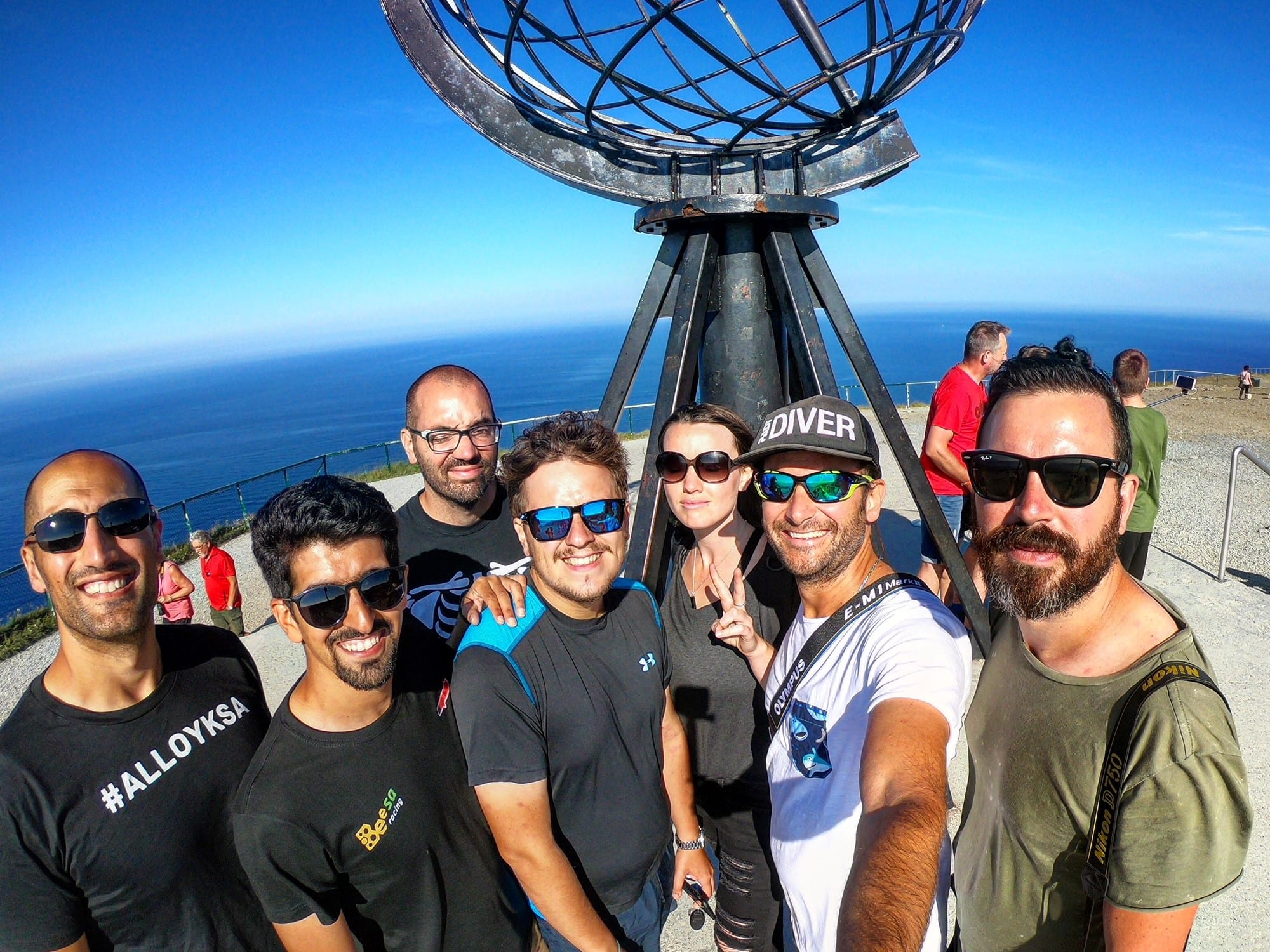 Charge to the Circle team at Nordkapp summer challenges