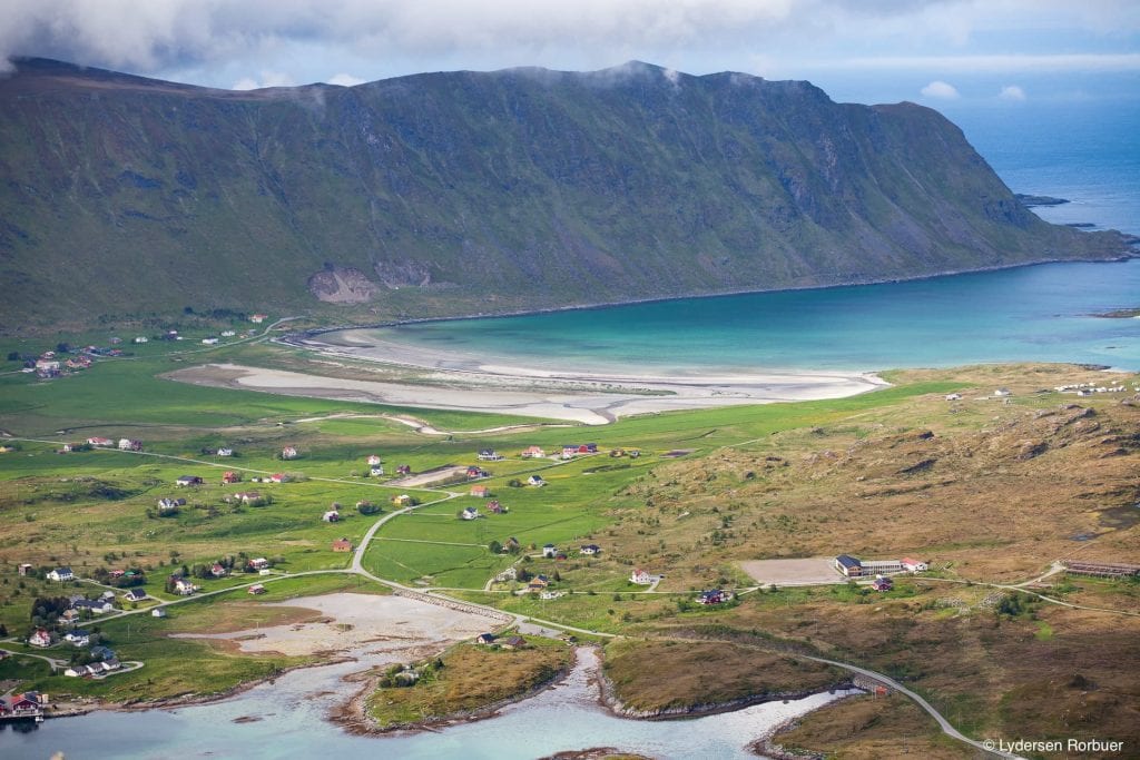 Lydersen Lofoten village view