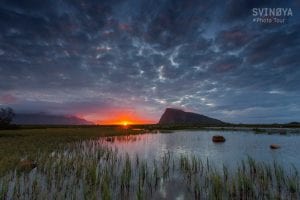 sunset in svolvær lofoten photo tour norway autumn