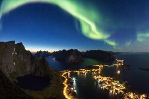 Northern Lights Aurora Borealis Reine Lofoten